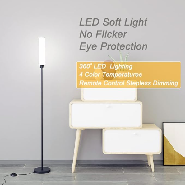 Floor Lamp with Remote Control